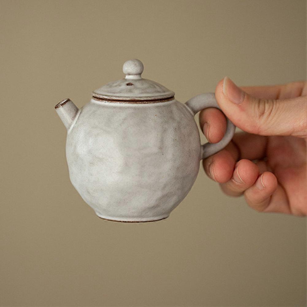 150ml Hammer Patterned Teapot Tea Infuser Pot Tea Brewing Kettle with Filter Drinkware Decoration Craft