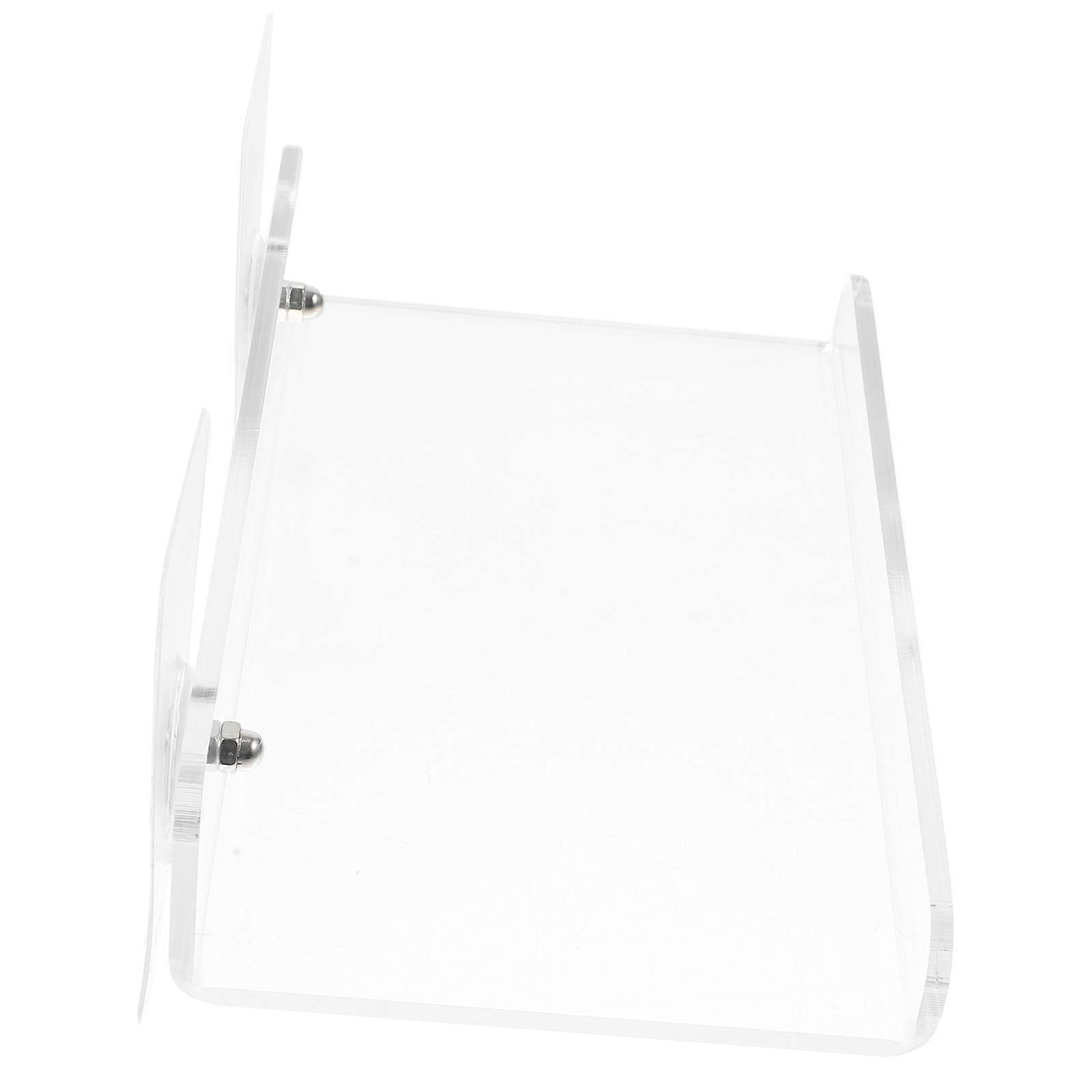 Clear Wall Shelf Clear Acrylic Display Shelf For Indoor Use Featuring Simple Design 1Set