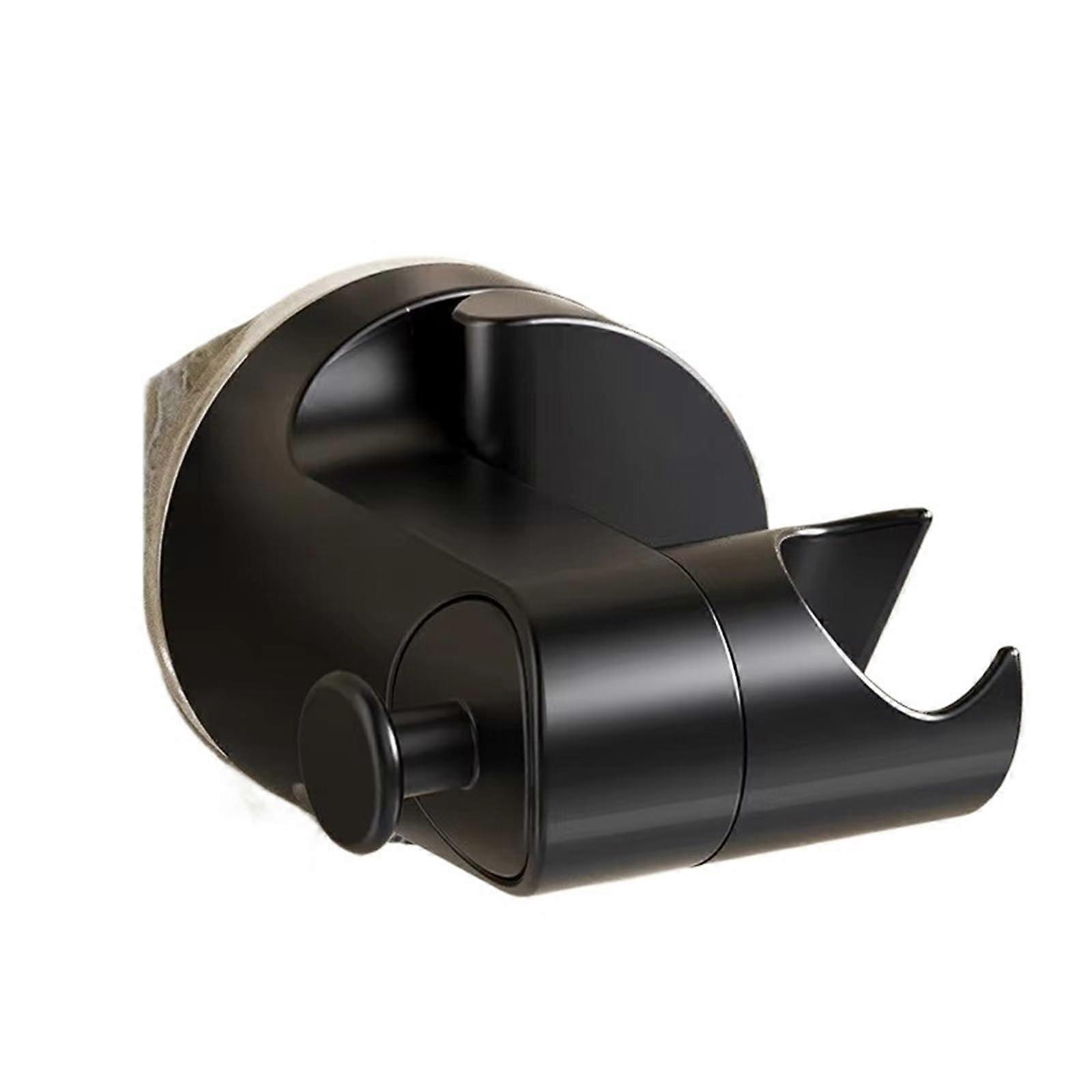 Handheld Shower Head with 360° Adjustable Holder Easy Install CorrosionResistant Black