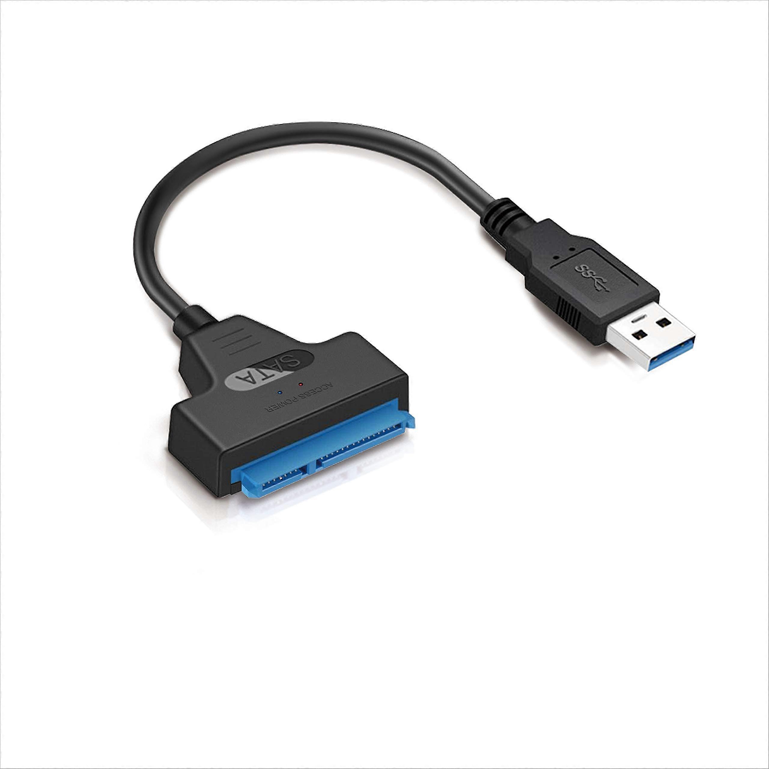 SATA to USB 3.0 Adapter Cable for 2.5 Inch SSD HDD with UASP Protocol and Speed Transfer