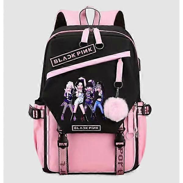BLACKPINK Backpack School bag pink 1
