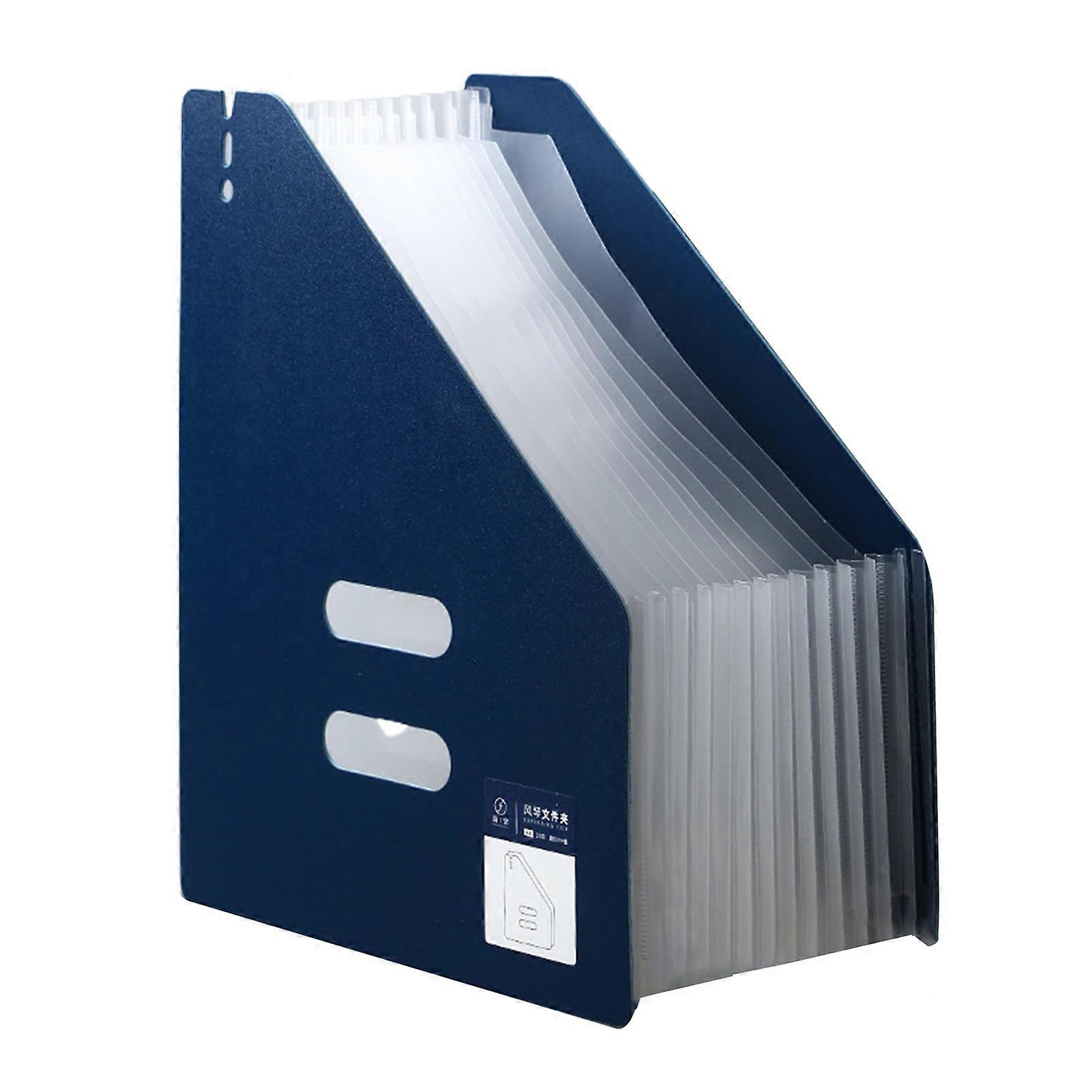 Temacd File Folder Multi-pages 13 Pockets Vertical Expandable Examination Paper Document Accordion File Organizer for School