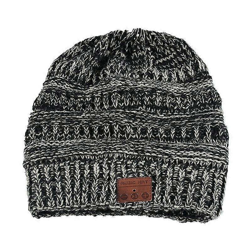 Knit Bluetooth-compatible Hat with Speaker and Noise Reduction Mic