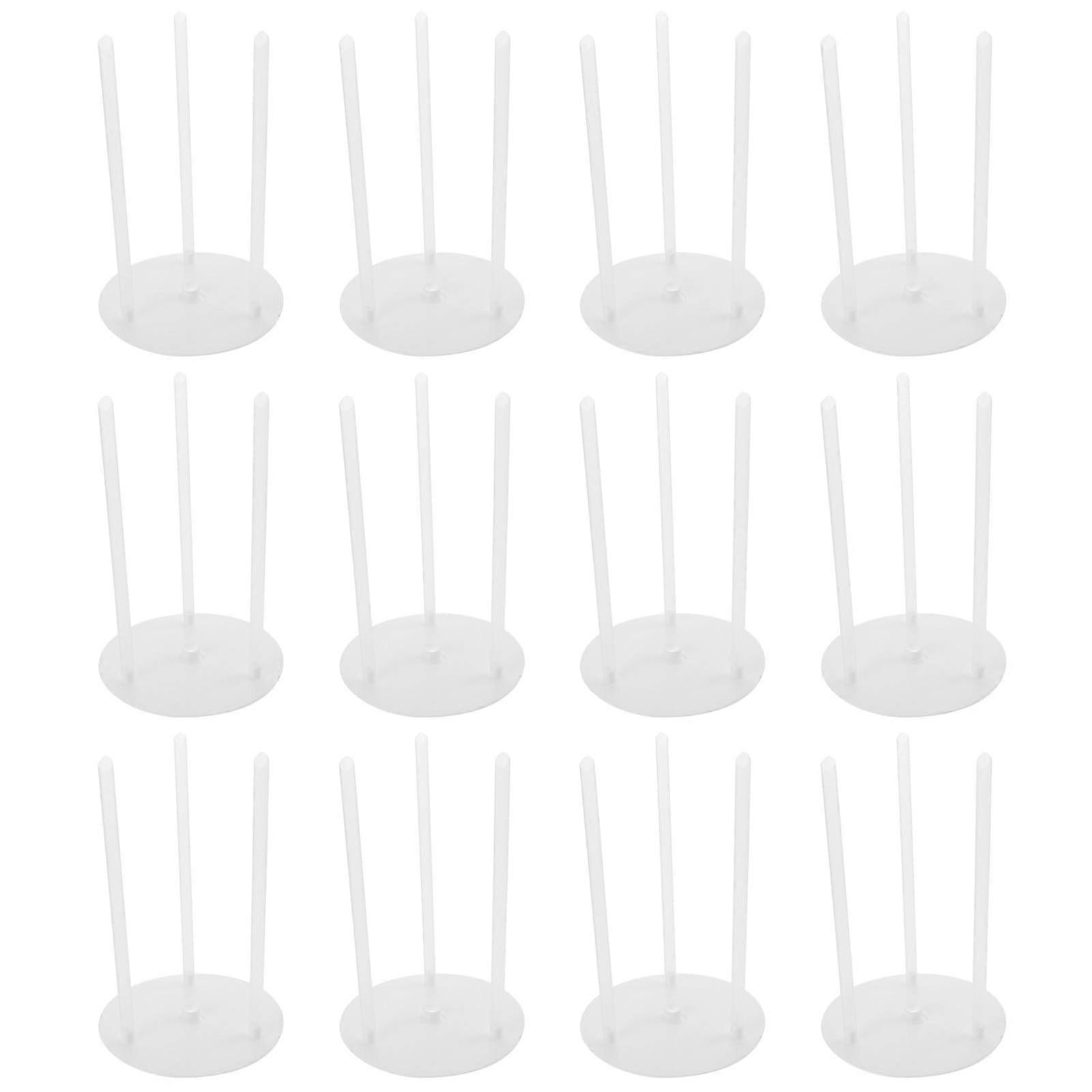 Transparent Cake Tier Stand Set with Stable MultiLayer Support for Wedding and Party Displays