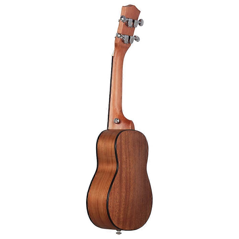 Ukulele for Beginners Coffee Wood Four String Guitar 21 Inch