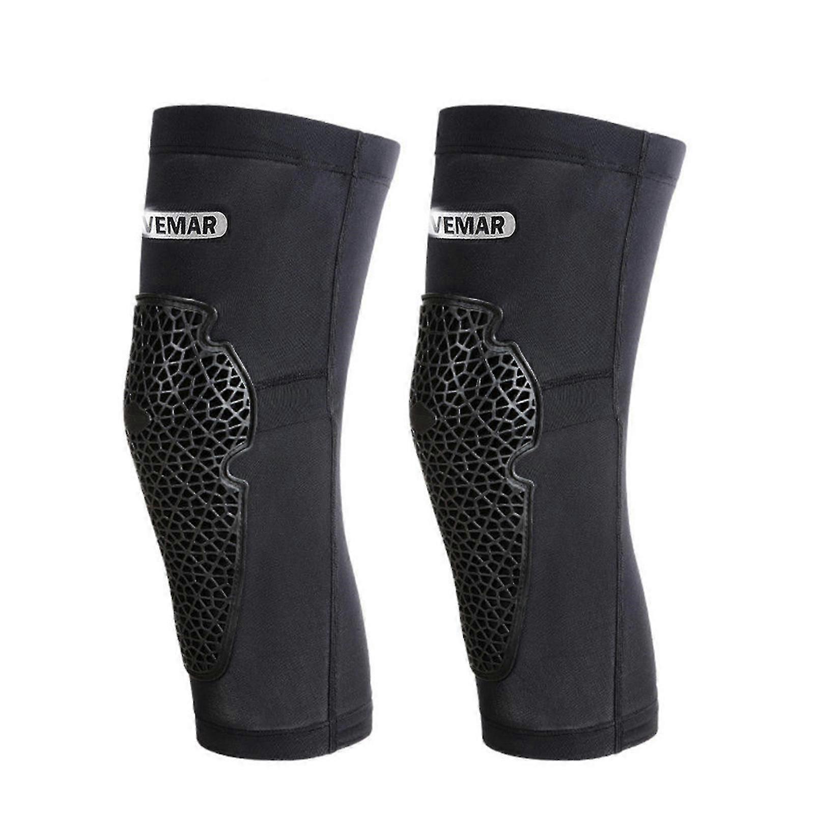 1ペア膝パッド通気性ノンスリップ保護サマーナイロン膝サポートスリーブ屋外用