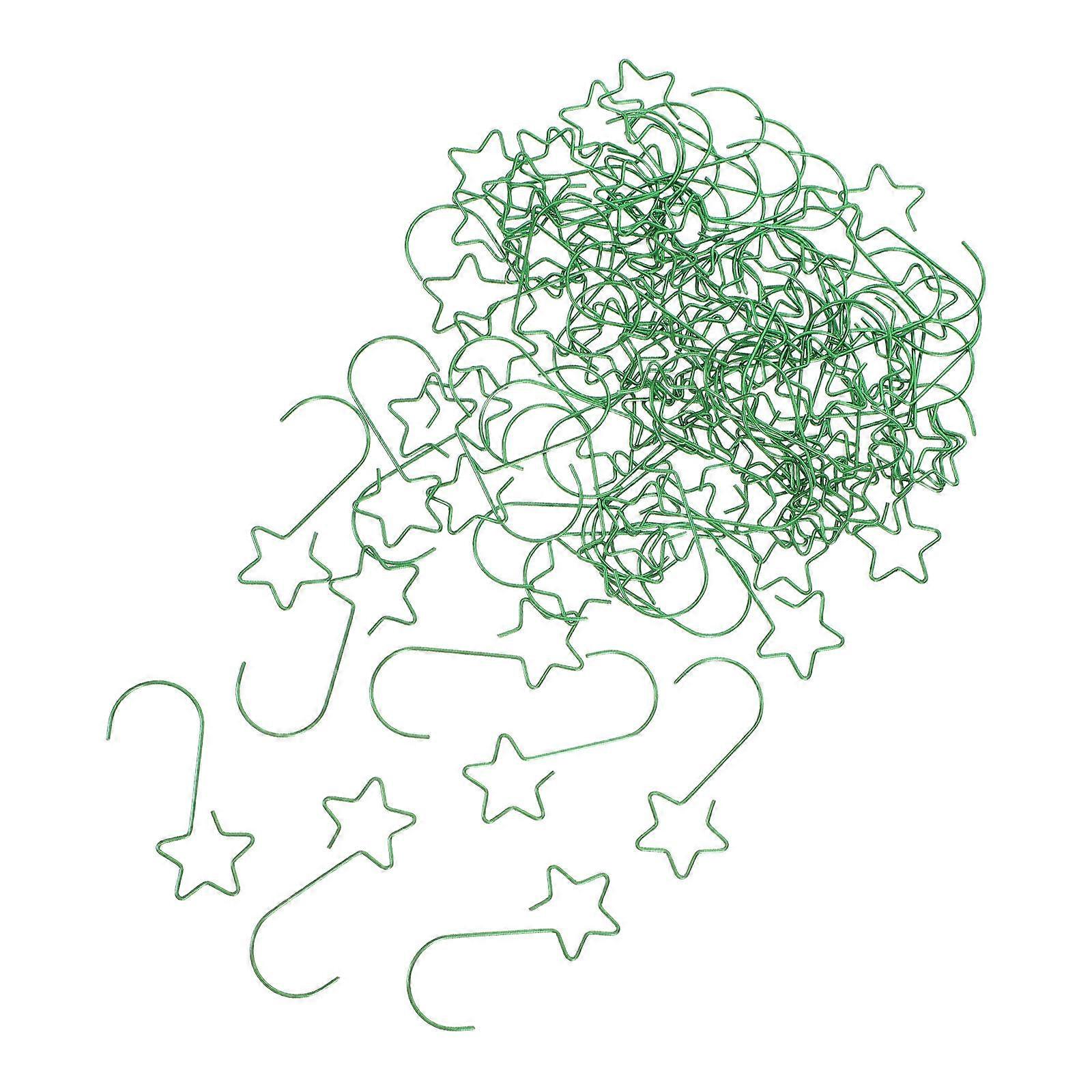 Five Bags Star Shaped Hooks for Hanging Holiday Tree Ornaments