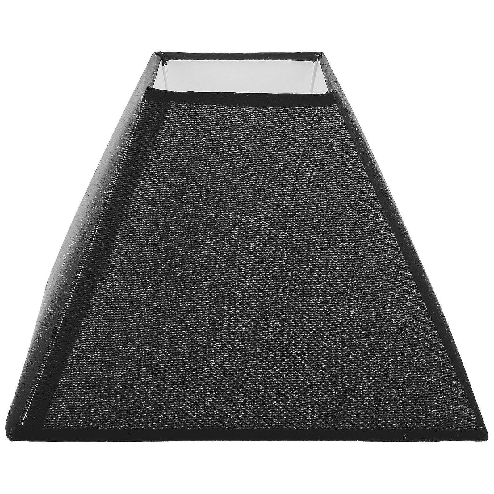 Black Cloth Lampshade Simple Light Cover for Lamp Durable 1Set Protector