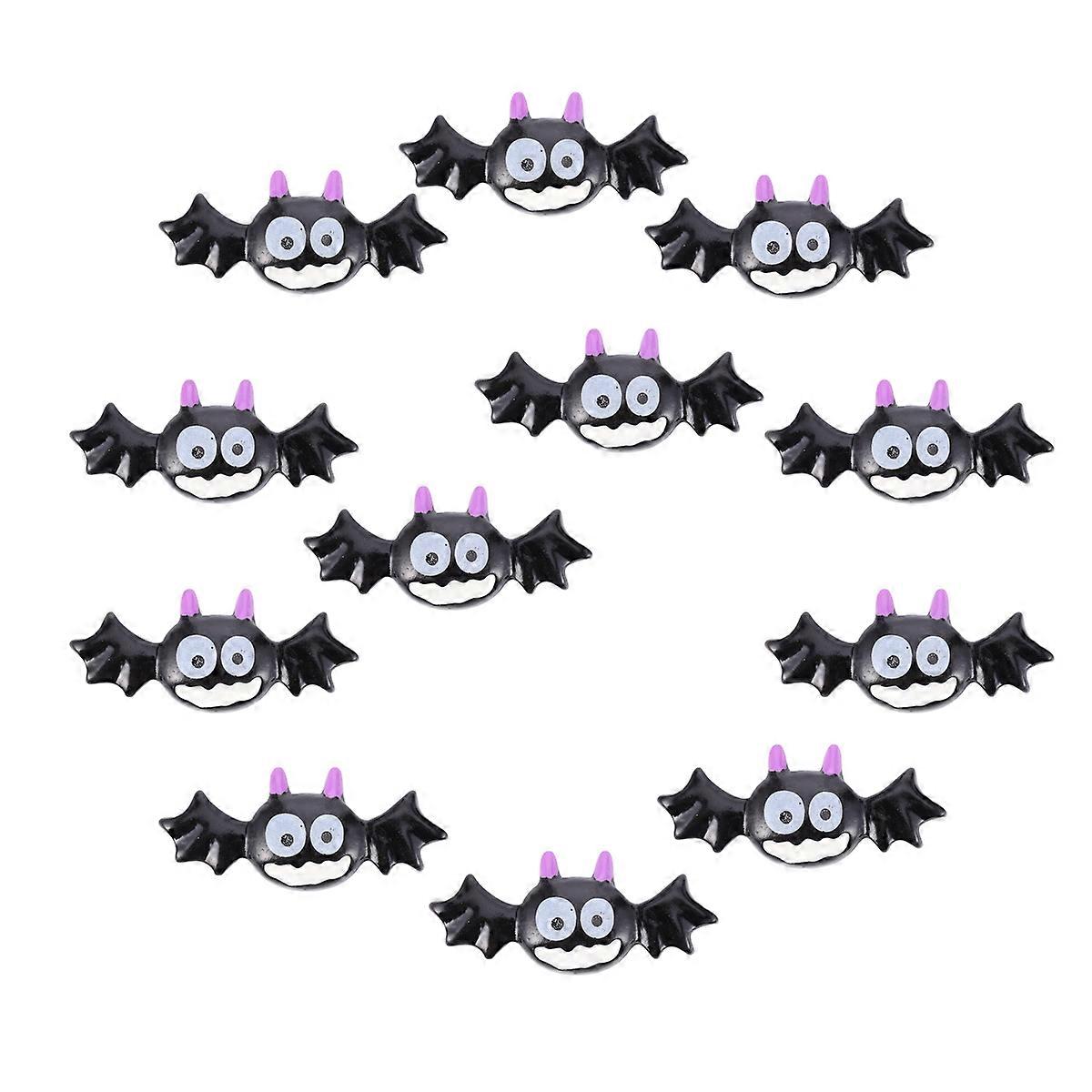 Bat Refrigerator Stickers Design Fridge Accessories Assorted Color 12Pcs