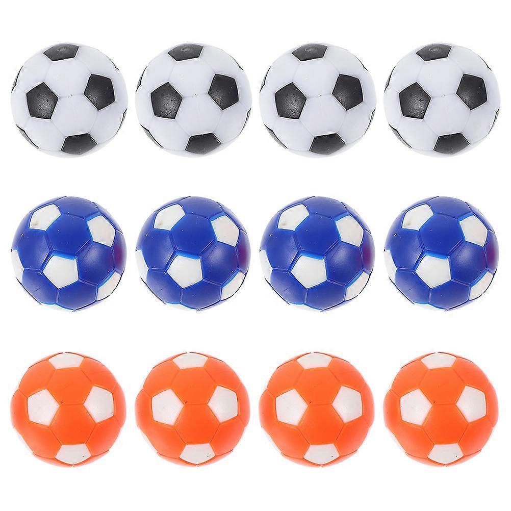 Replacement Foosball Table Balls for Table Soccer Game 12Pcs Assorted Color