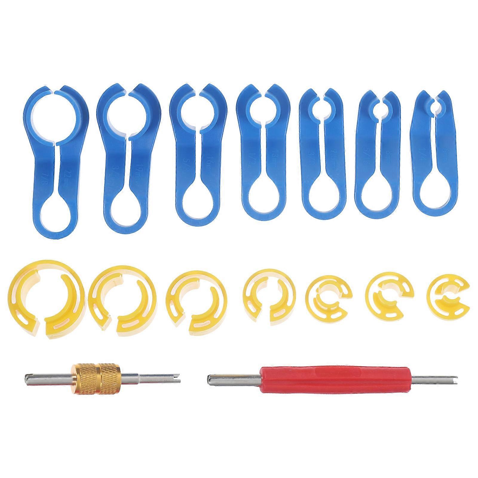 Fuel Line Disconnect Tool Automotive Ac Remover 16Pcs Kit