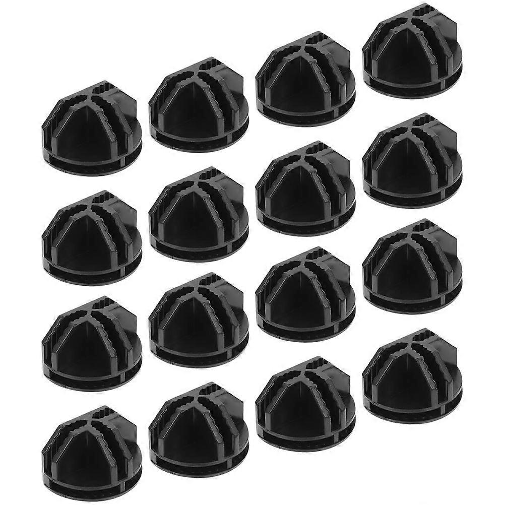 16Pcs Plastic Cabinet Fixed Buckles for DIY Closet Connection Use