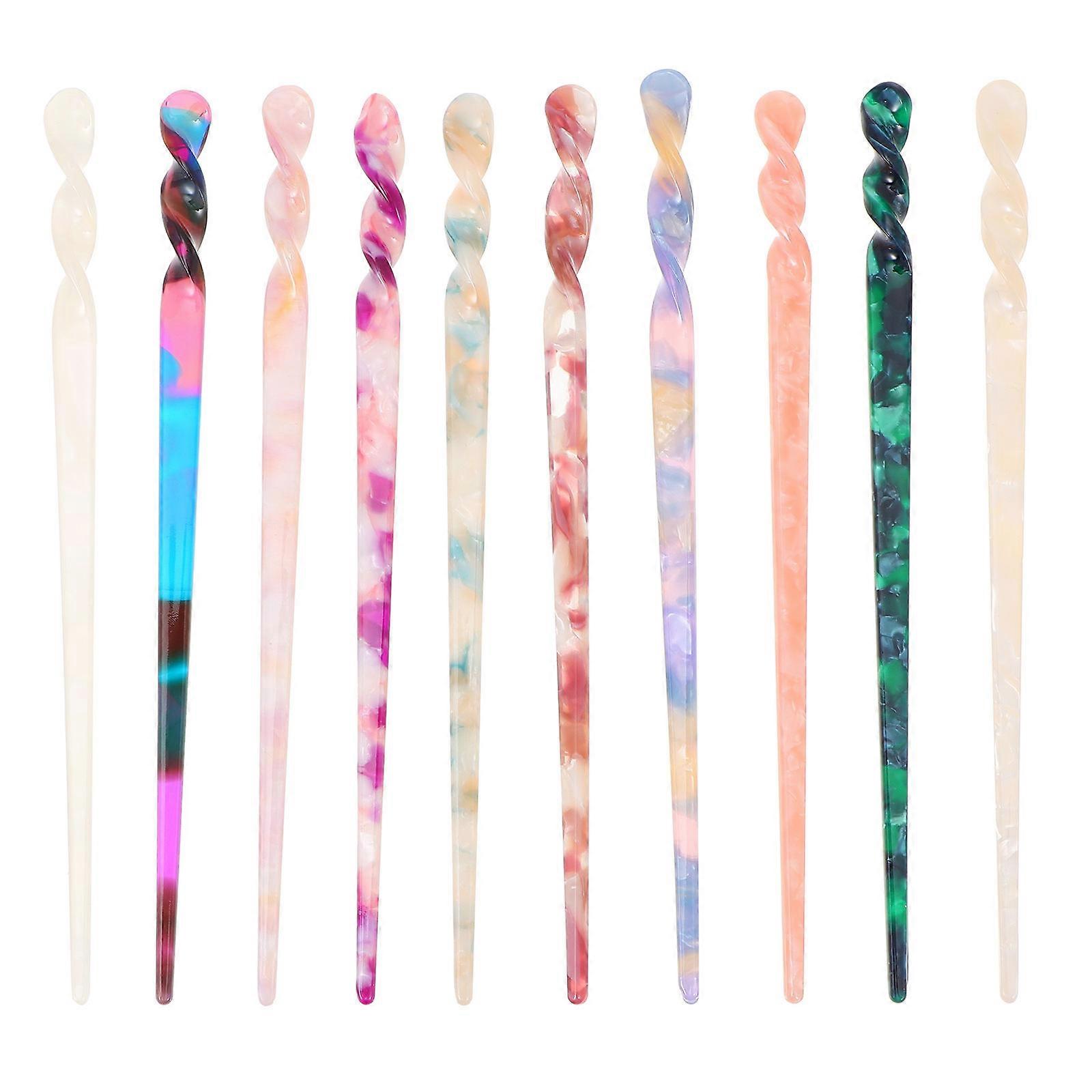 Durable Hair Stick for Hair Styling 10Pcs Practical Multi-Use Chopstick