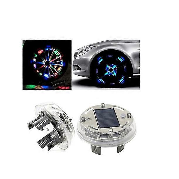 4pcs Solar LED Car Wheel Lights