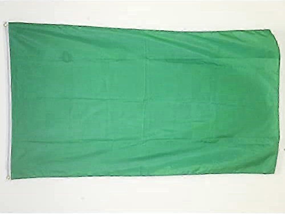 Plain Green Flag Qi 0527