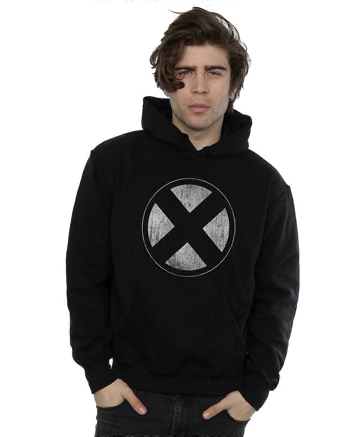 Marvel Men's X-Men Distressed Emblem Hoodie