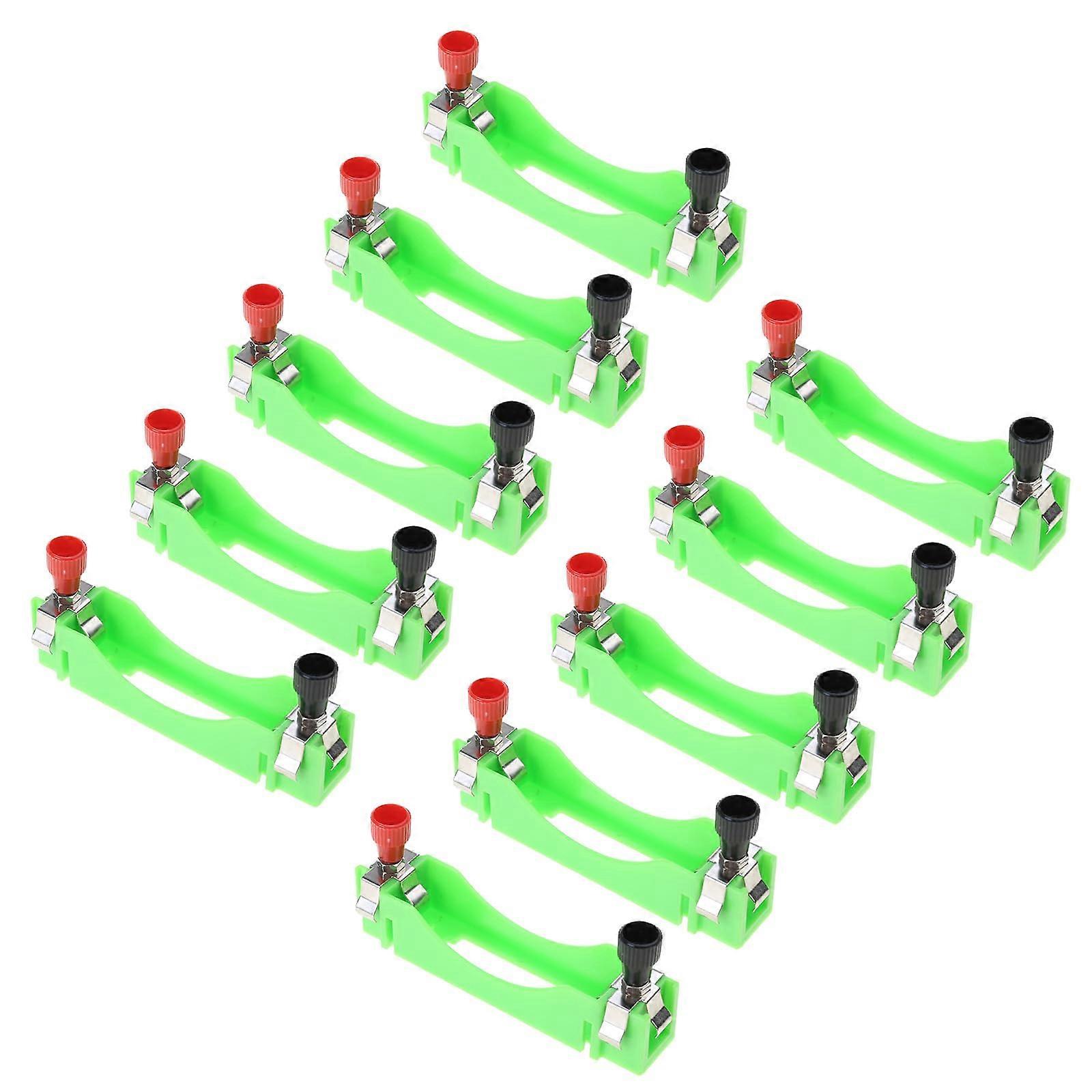 AA Battery Holder with Clear Polarity Marking, Series Parallel Support for PCB and Classroom Projects