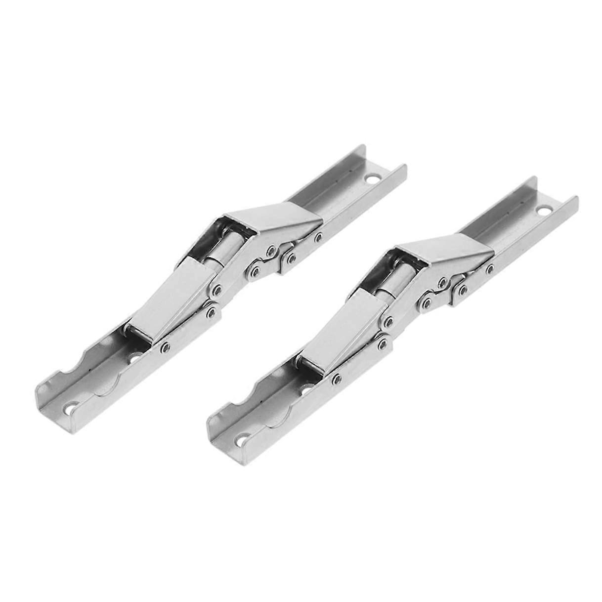 2pcs Folding Desk Hinges Heavy Duty Concealed Brackets Space Saving Wall Shelf Support 90°