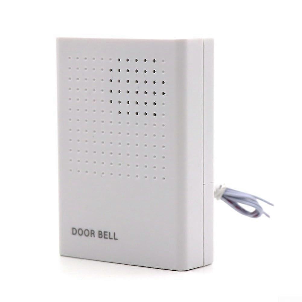 Wired 12V Doorbell Chime with Loud Speaker Fireproof ABS for Home Office Access Control