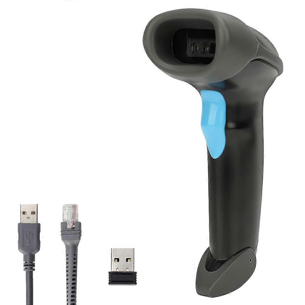 2D 1D Wireless Barcode Scanner with Dual Mode Connection, Long Range and Screen Barcode Reading
