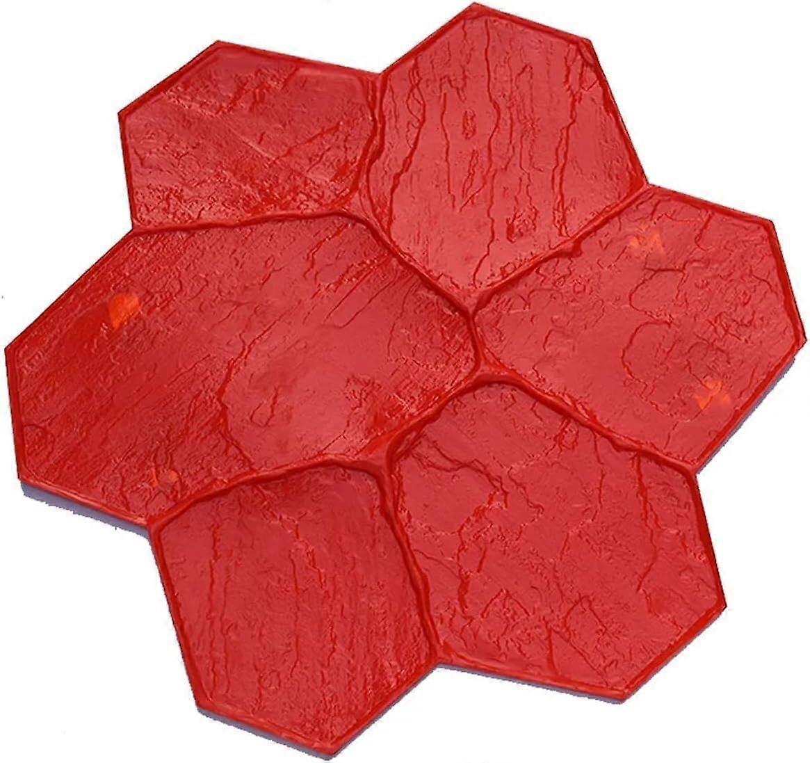 Concrete Texture Mats Polyurethane Seamless Stone Stamp for Driveways Patios and Walkways