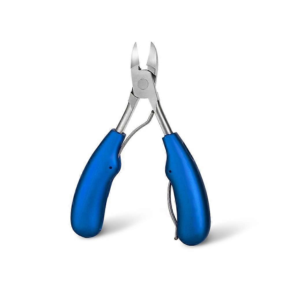 Toenail Clipper with AntiSplash Guard, Ergonomic ABS Handle Pedicure Tool for Ingrown Nails