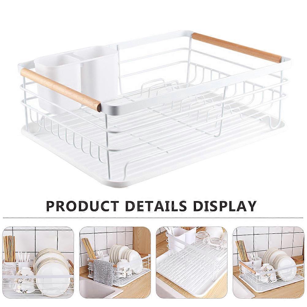 Dish Rack Iron Storage Rack for Kitchen with 1Pcs Practical Usage