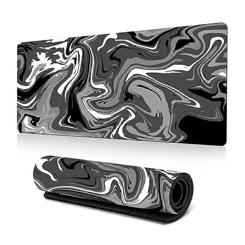 300x700x3mm Anti-Slip Desk Mouse Mat Abstract Fluid Pattern Mouse Pad