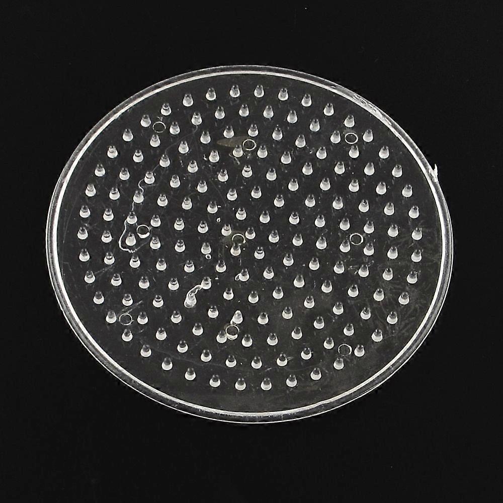 Flat Round ABC Plastic Pegboards Used for 5x5mm DIY Beads Clear 87x5mm