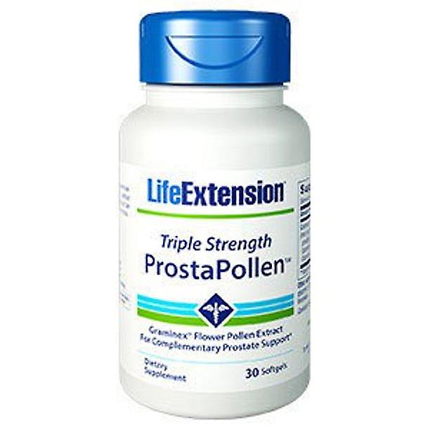 Life Extension Triple Strength Prostapollen Softgels, 30 Ct