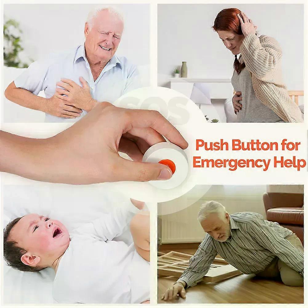 Zigbee SOS Button Alarm APP Notification SOS Emergency Button One Click Emergency Help Emergency Alarm Button for Senior Elderly