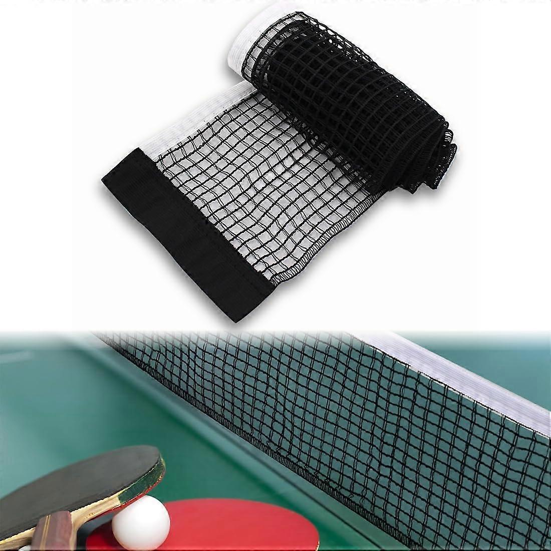 Table Tennis Net Replacement with Retractable Design for Any Table Indoor or Outdoor Use