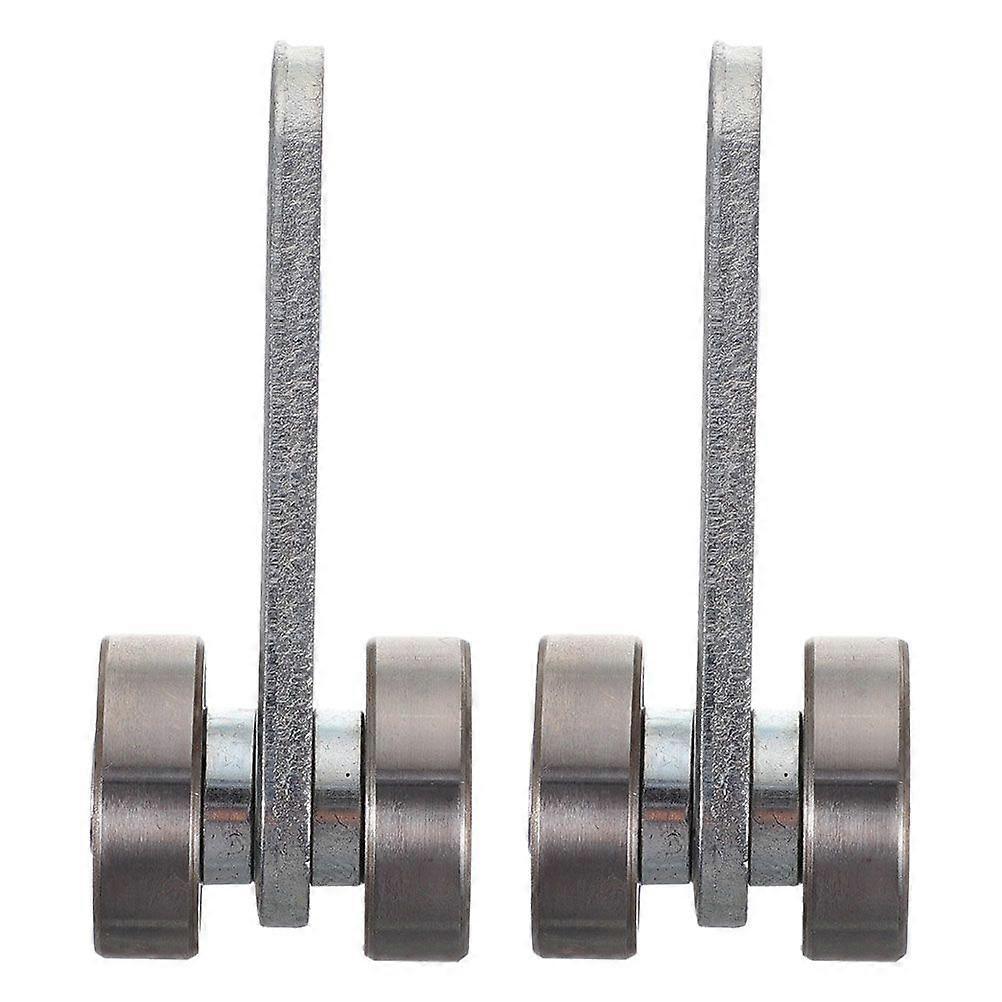 2pcs Window Door Two Wheels Struts Channel Trolley Window Door Roller Wheels