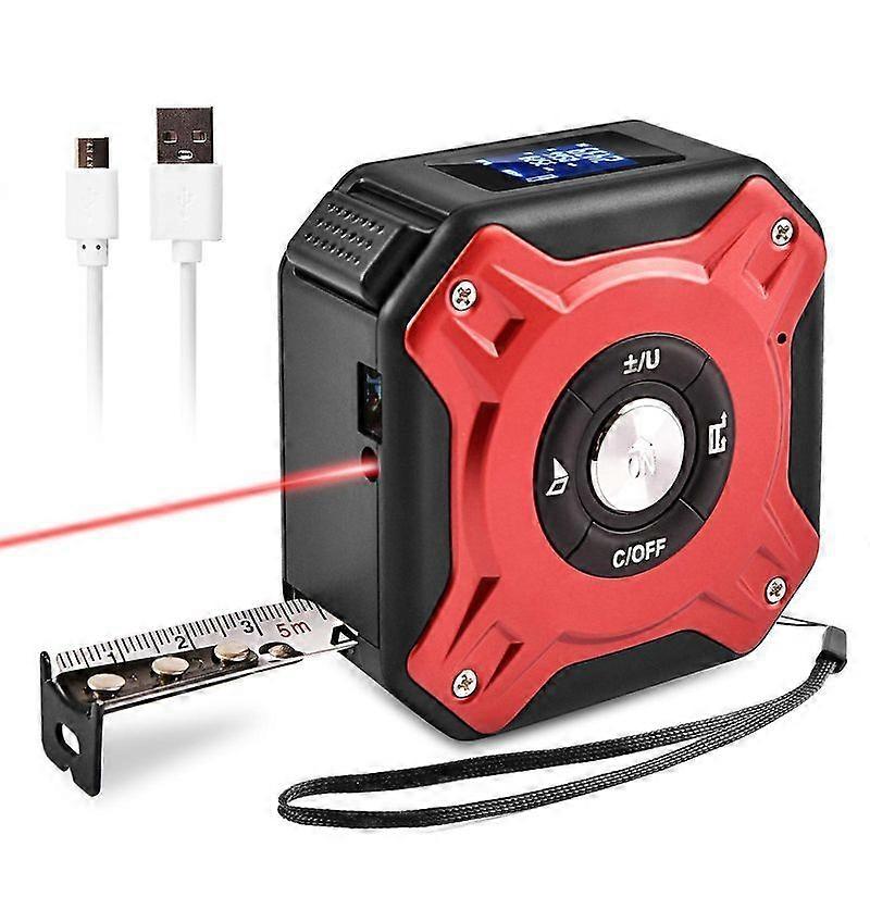 (Red40 Meter Laser Measuring Tool Digital Measuring Tape