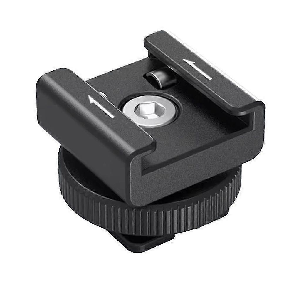 Camera Flash Wireless Microphone Support with Cold Shoe Mount for DJI Mic/Mic 2 and RODE Wireless GO II