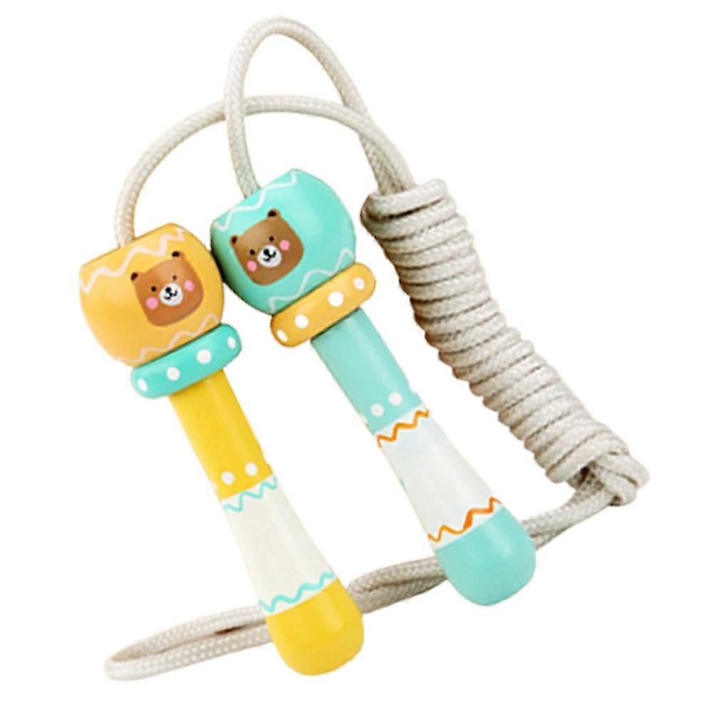 Child Jumping Rope Wood for Exercise with Ergonomic Handle