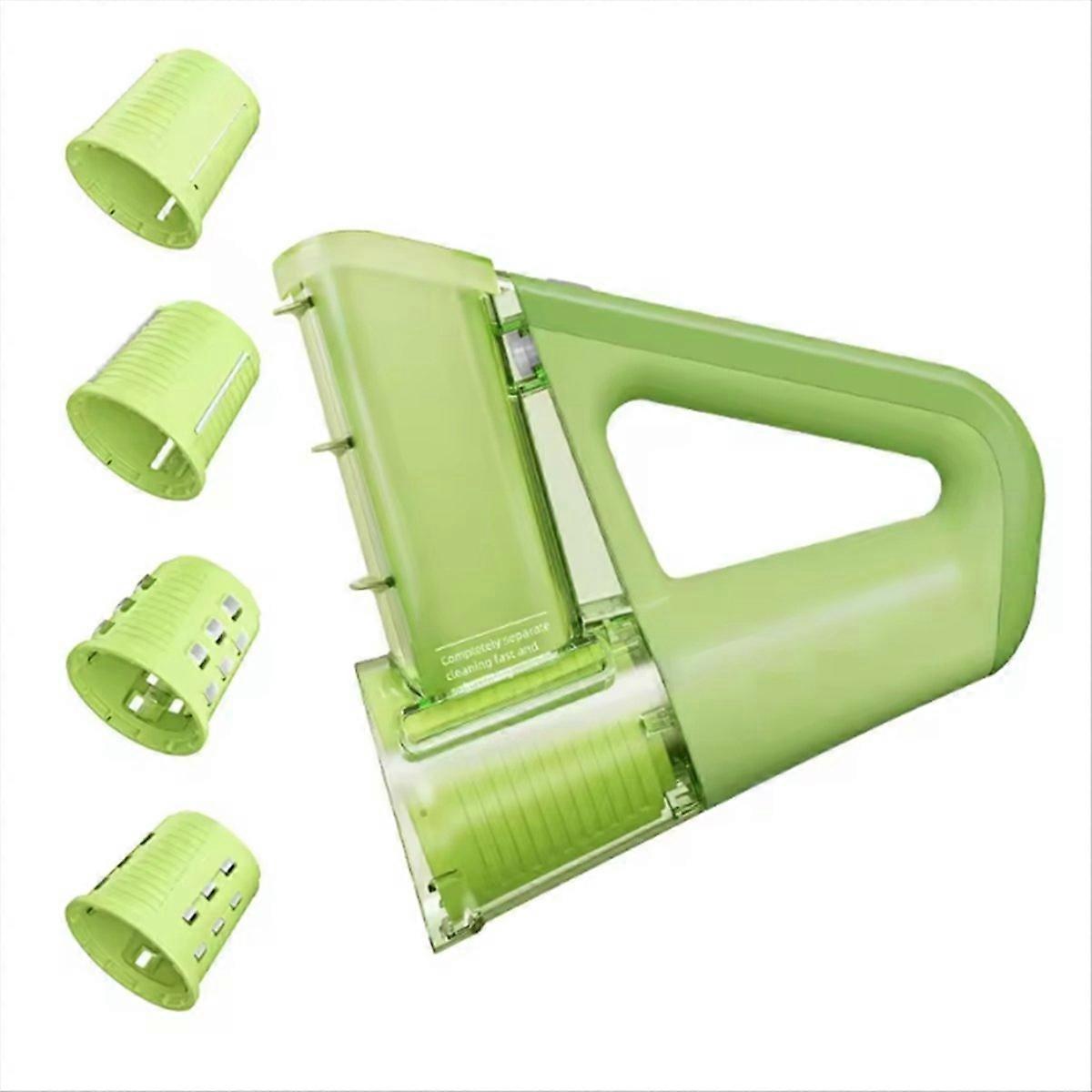 Râpe à fromage électrique Portable Saladier Vert