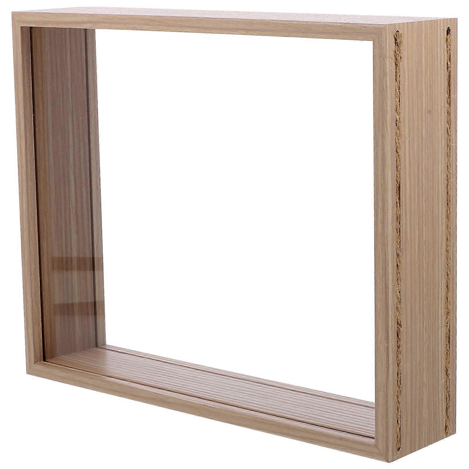 Dried Flower Shadow Display Box Wall-Mounted Display Frame for Decoration