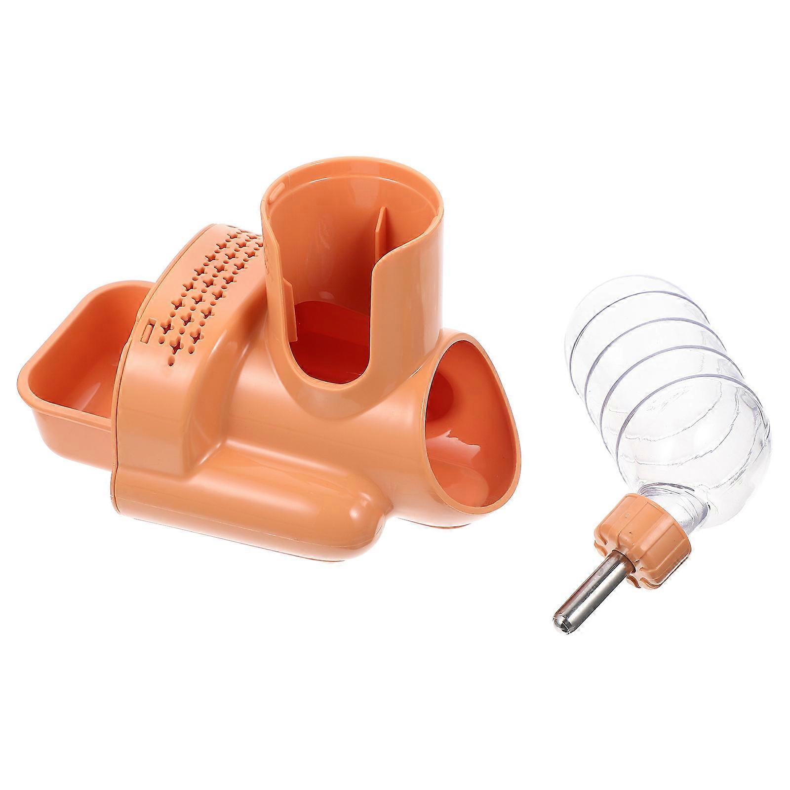 Convenient Hamster Feeder Leak-Proof Water Bottle Multi-Function