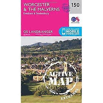 Worcester & Malverns, Evesham & Tewkesbury (OS Landranger Map)