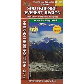 Solu Khumbu : Carte du sentier Great Himayala de la région de l’Everest