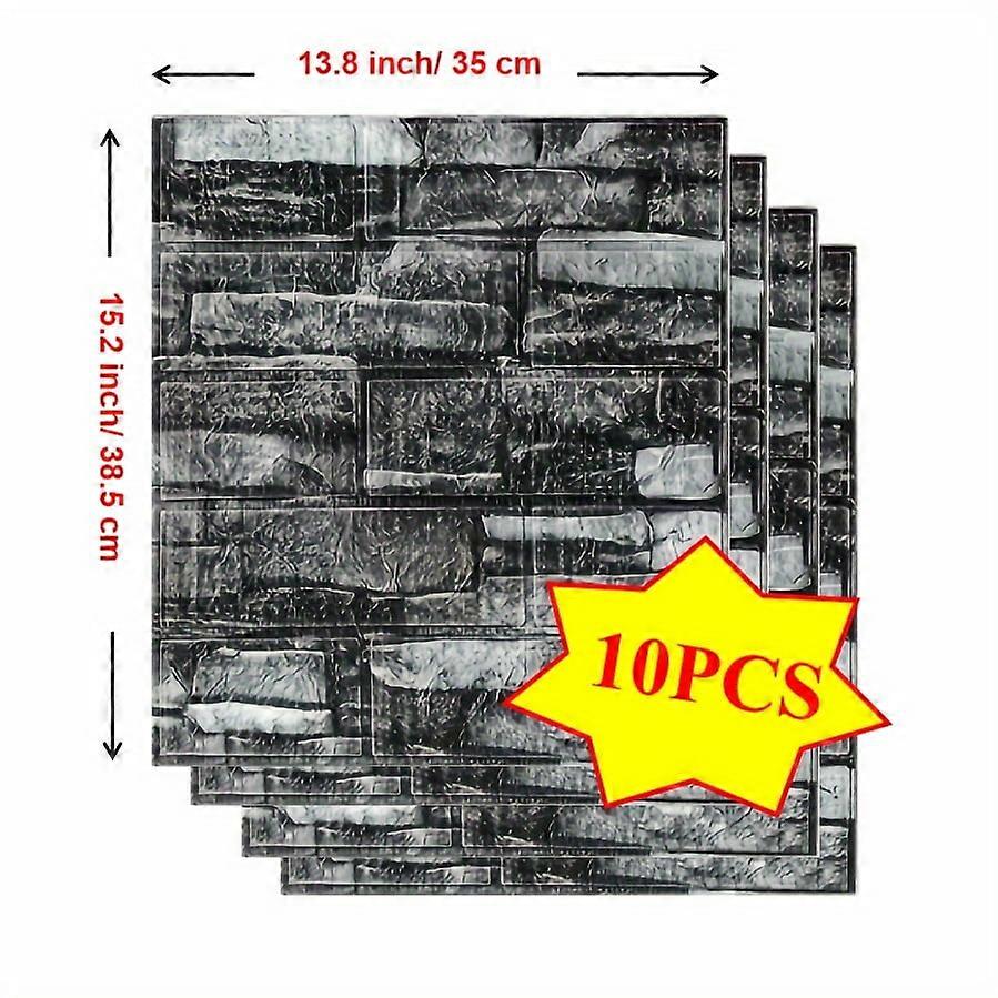 3D Wall Sticker Brick Pattern Wallpaper