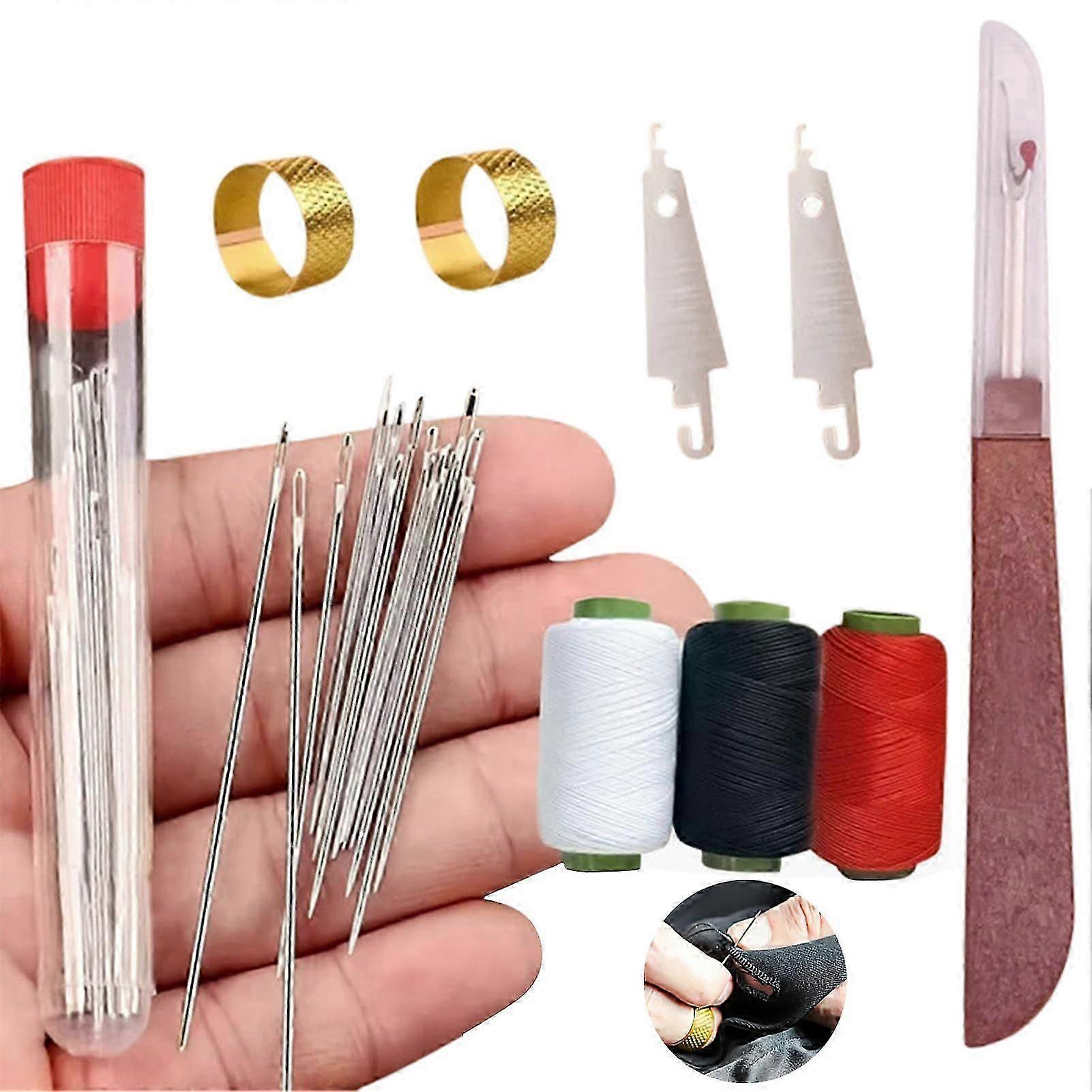 37pcs Sewing Tool Set Oval-eyed Sharp Needles Precise Needles Threading