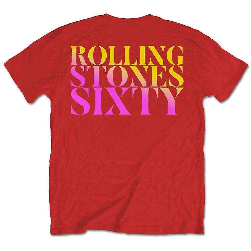 The Rolling Stones Sixty Gradient Text Logo T Shirt
