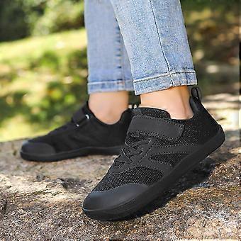 Børnesko, Børnefritidssko Bred Pasform Walk Dance Casual Sko til Leg og Hverdagsaktiviteter, Børnesneakers, Z06 Sort, 31