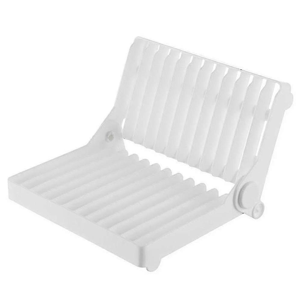 Foldable Dish Plate Drying Rack Organizer Kitchen Storage Basket Tools