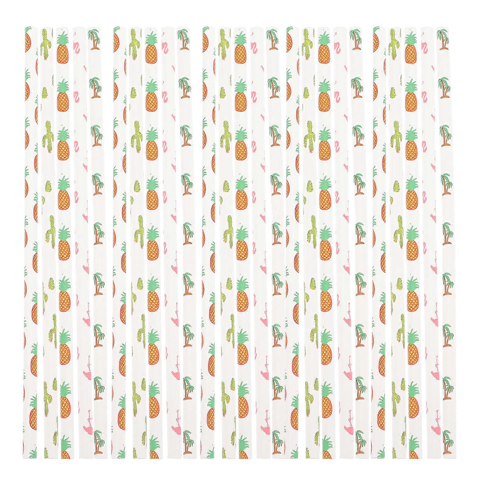 Assorted Color Paper Drinking for Party 100Pcs