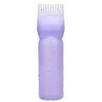 Root Comb Haarfärbemittel Applikatorflasche mit Pinsel und abgestufter Skala zum einfachen Färben - Lila