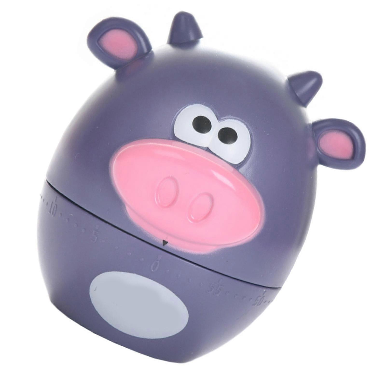 Kitchen Time Reminder Cartoon Timer for Timing 1Pcs Purple ABS
