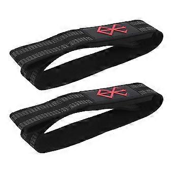 1Pair Wrist Wraps Anti-Slip Fitness Wrist Support Gym Strength Training Deadlifts Straps Pull Up Weightlifting Hand Band JH4